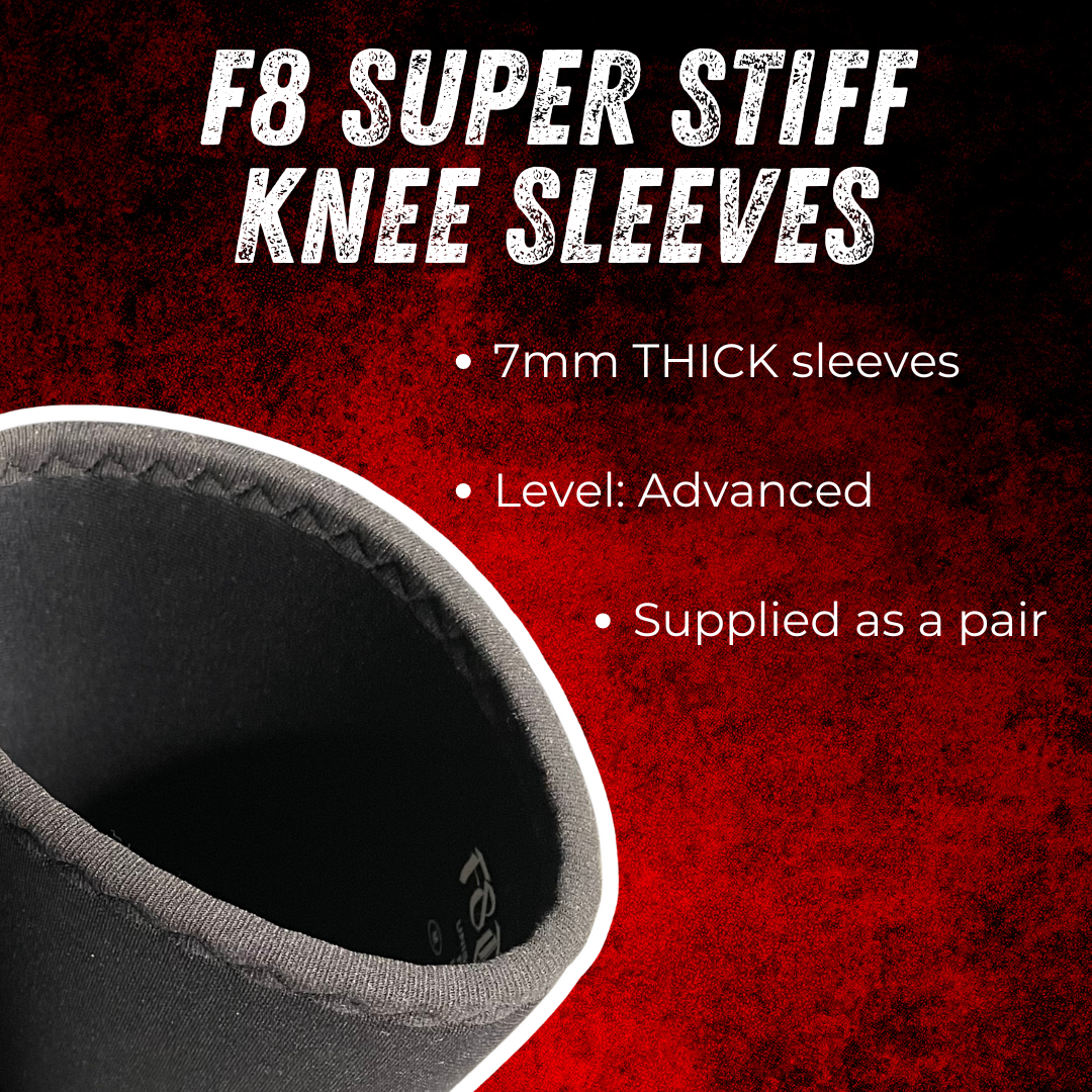 【EEUN】Caffeine Sleeve F8 Super Stiff Knee Sleeves — F8 CUSTOMS